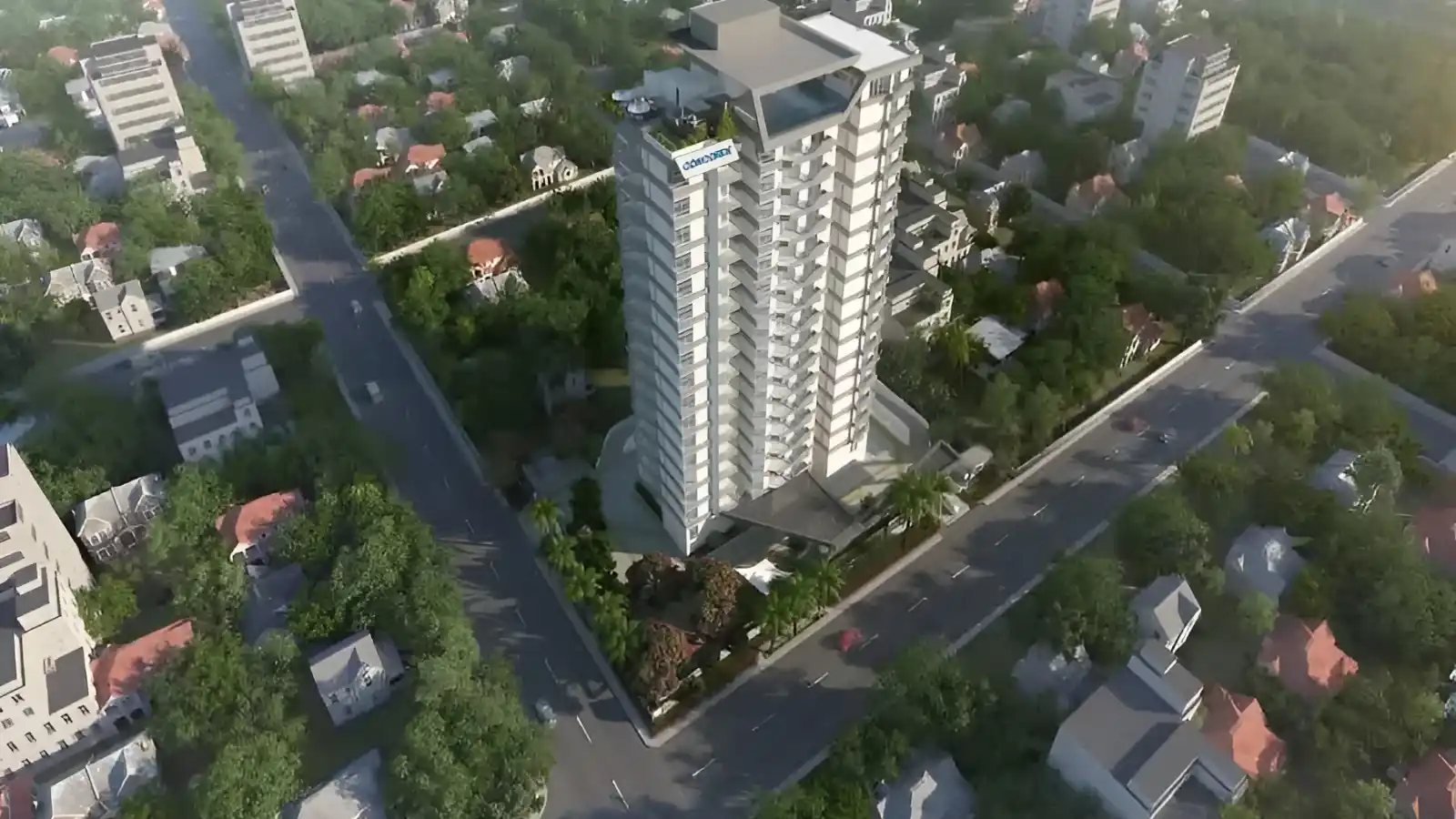 Concorde Luxepolis Apartments In Basavanagudi south Bangalore-Aerial-View